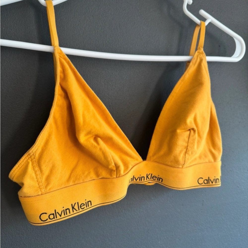 Calvin Klein Mustard Bralette
